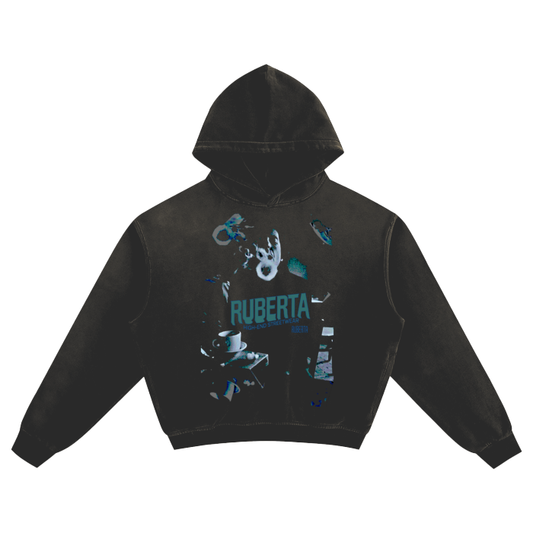 Smoke Sunfade Boxy Hoodie